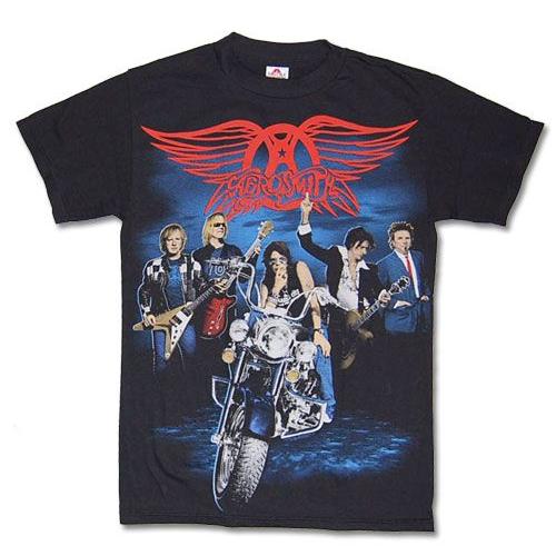 Tシャツ 綿100％ メンズ レディース 半袖 おしゃれ AEROSMITH エアロスミス ロック バンド | ブランド登録なし