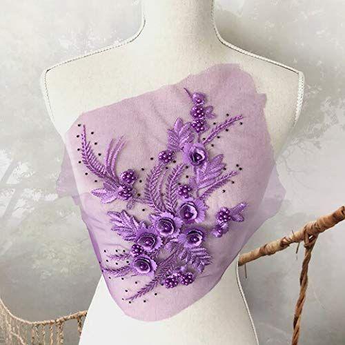 高級な 新体操 衣装 花 モチーフ レオタードモチーフ バトンモチーフ 装飾 チュールモチーフ 花柄 ダンス 服飾 レースモチーフ パープル系 Wantannas Go Id