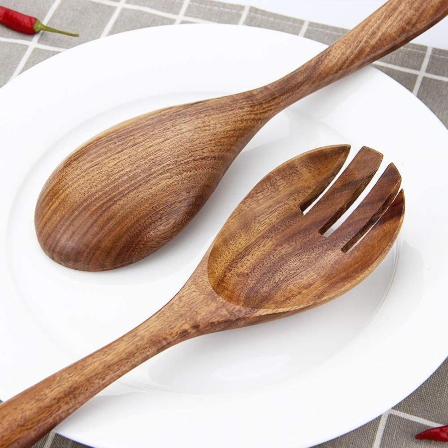 スプーン フォーク Server Set Wood カトラリーセット 木製 最大72 Offクーポン カトラリーセット