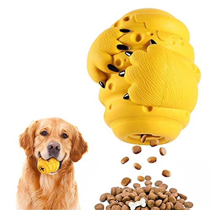 Mypin 噛むおもちゃ 犬用 犬おもちゃ 玩具ボール ラバー製 知育玩具 餌入れ おやつボール 運動不足 やストレス解消 レーニング 犬遊