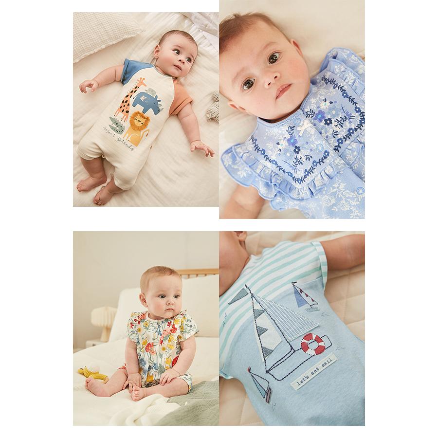 ネクスト Next グレートンボ柄 60 女の子 子供服 ロンパース ベビー服