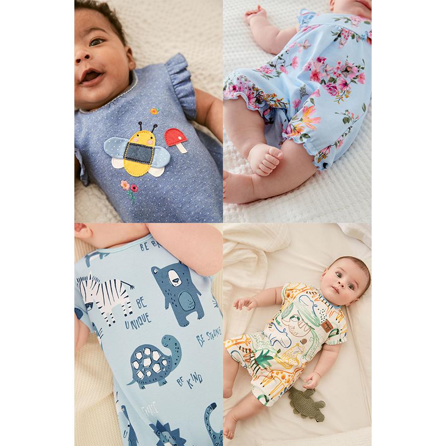 ネクスト Next グレートンボ柄 60 女の子 子供服 ロンパース ベビー服