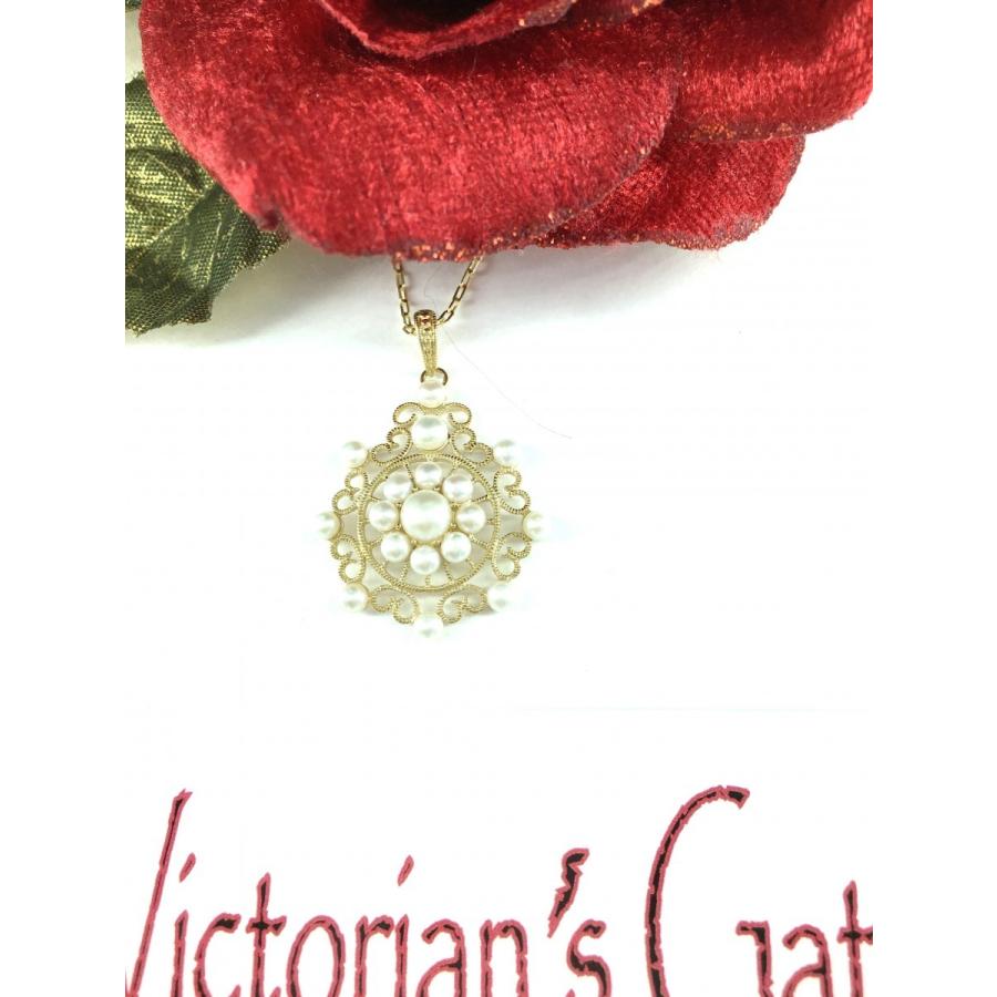26【新品未使用】 K10YGパールペンダント　　Victorians Gate 〜ビクトリアンズゲート〜 【NAN1384218541】(49335円)
