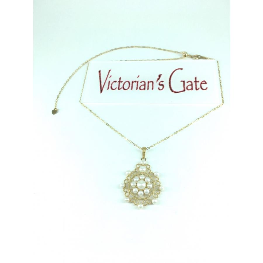 26【新品未使用】 K10YGパールペンダント　　Victorians Gate 〜ビクトリアンズゲート〜 【NAN1384218541】(49335円)