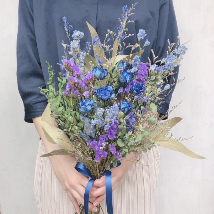 ブーケ ブートニアセット ドライフラワー ブルー パープル Littleseed05 Florist Littleseed 通販 Yahoo ショッピング