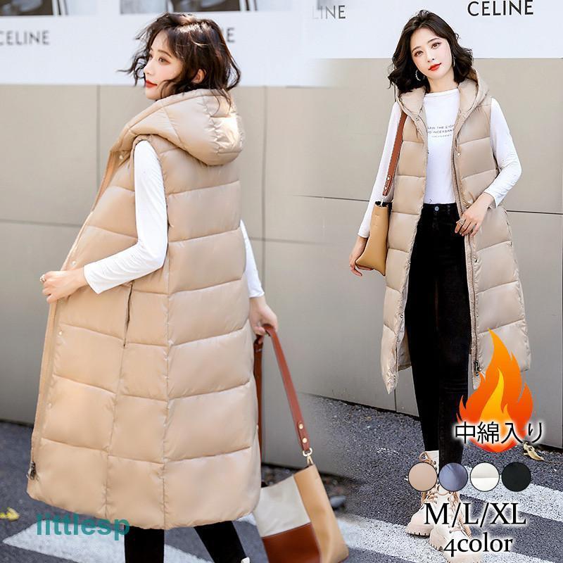 中綿ベスト付きのかろやかミドル丈アウター（北欧、暮らしの道具店