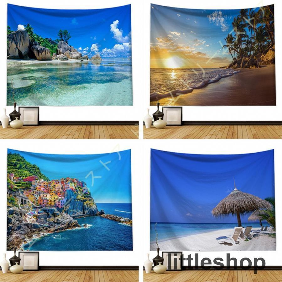 タペストリー ヨーロッパ 自然 海 夏 南国 季節 風景 ビーチ