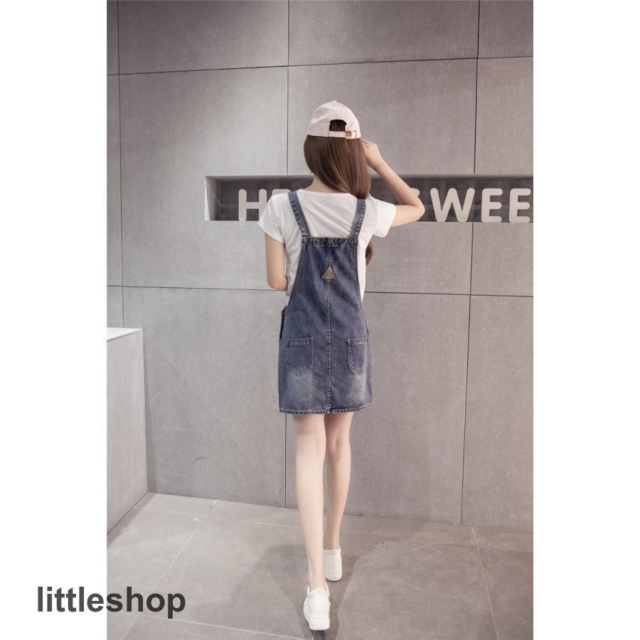 サロペット レディース オールインワン デニム スカート 肩紐