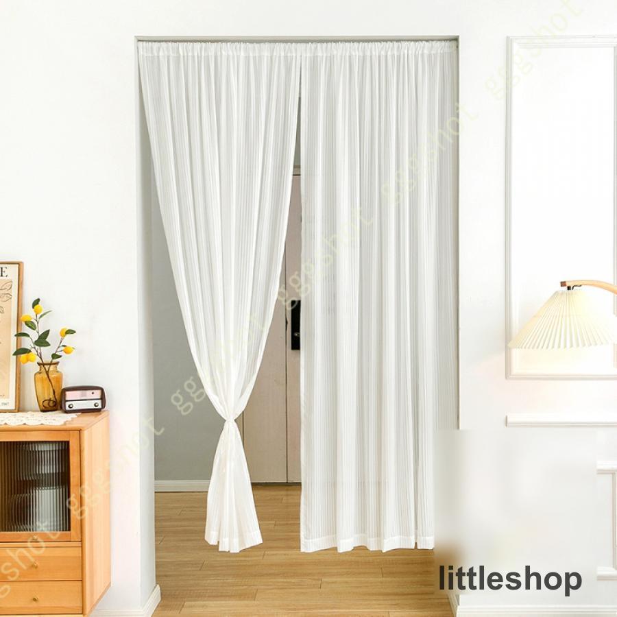 間仕切りカーテン のれん レースカーテン ロング丈 暖簾