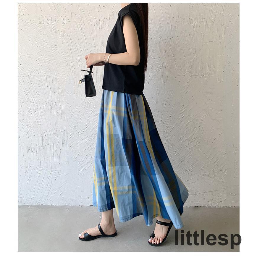 【美品・リネン100%✨】Aラインスカート 膝丈 ノバチェック 総柄 38 美品・リネン100%✨】Aラインスカート 膝丈 ノバチェック 総柄