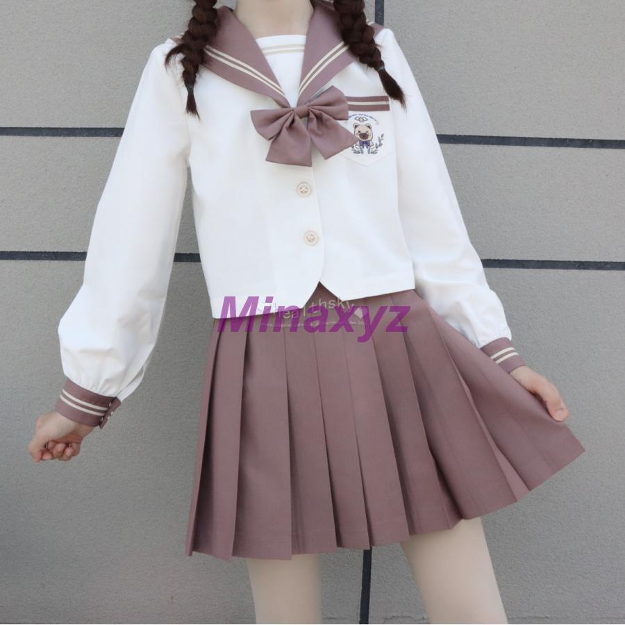 セーラー服 長袖半袖 グレー 学生服 夏物 プリーツスカート 女子高校 制服 セーラー服 可愛い FCZY レディース セーラー服 長袖半袖 グレー 学生服 夏物 プリーツスカート 女子高校