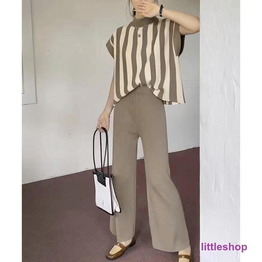 サマーニットセットアップ 韓国 春夏秋服 レディース｜littleshop｜12