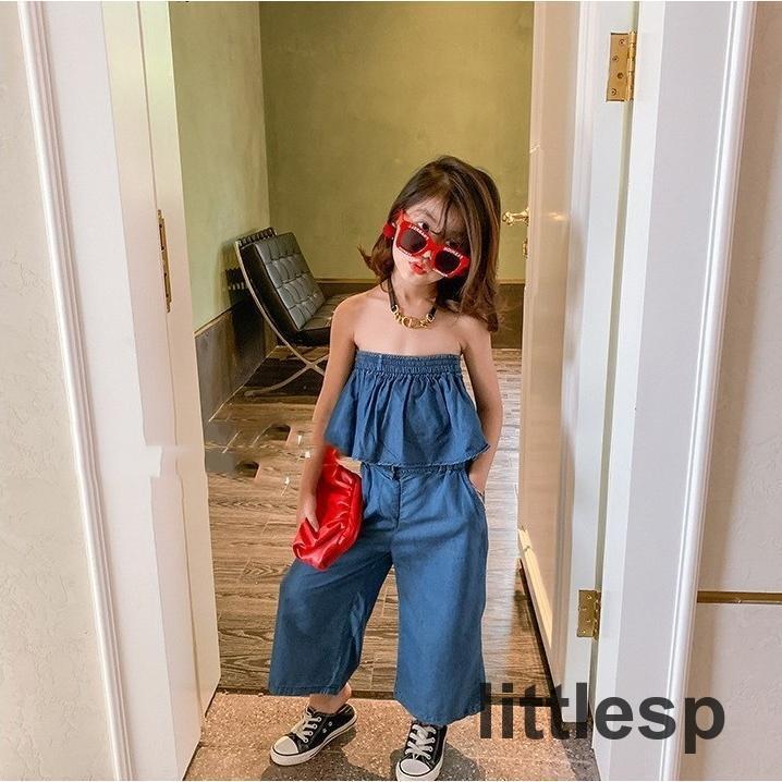 セットアップ 上下セット チューブトップ ショートパンツ ロング