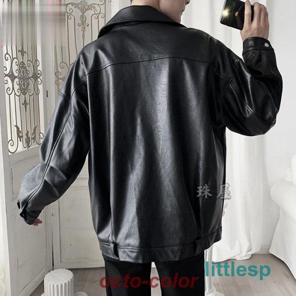 大きいサイズ レザージャケット 48 背面刺繍 刺繍 デザイン レザーブルゾン – 古着屋Top of the Hillのネット