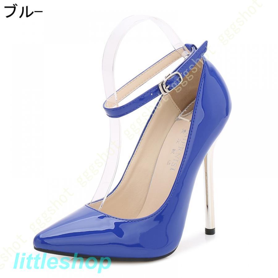 ストラップ パンプス Pumps 結婚式 アンクルストラップパンプス パンプス 痛くない ハイヒール ヒール13cm ピンヒール 美脚パンプス フォーマル パーティー｜littleshop｜11