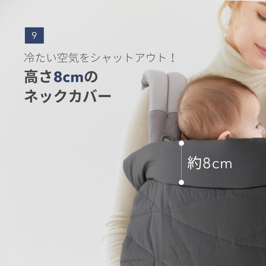 スモルビ　防寒ケープ　チャコール　新品未使用 スモルビ 5WAY プレミアム 抱っこ紐 防寒ケープ | おでかけ