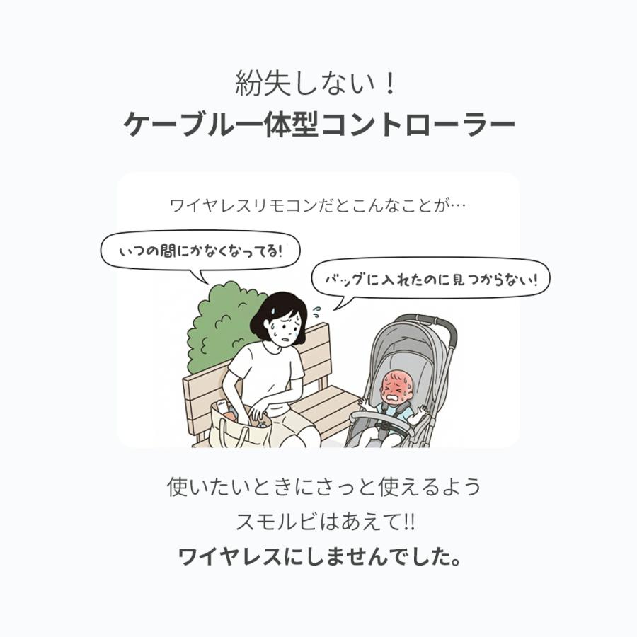 ベビーカー ファン付き シート ベビーカーシートファン 夏用 スモルビ ファン付き クールシート 洗濯可能 ベビーカーシート メッシュ 保冷剤 チャイルドシートの画像