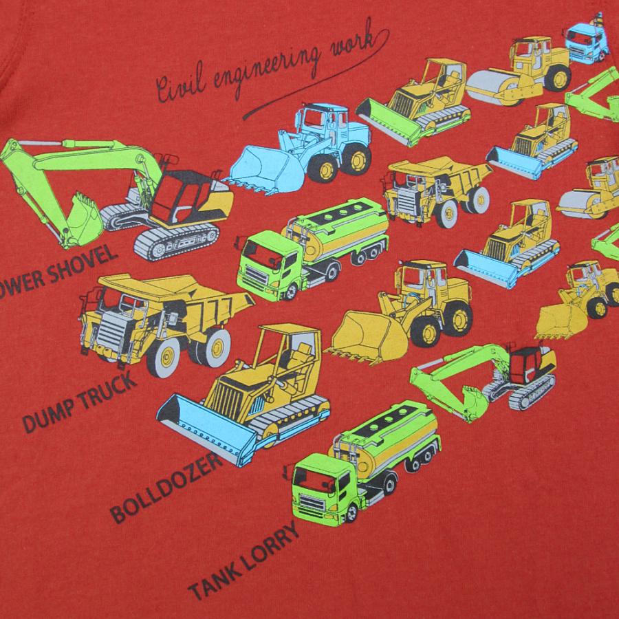 Tシャツ 働く車 半袖 キッズ 子供 ベビー 工事現場 工事車両 大集合イラスト はたらくくるま コットン 綿100 Sn T Kids Little Stars 通販 Yahoo ショッピング