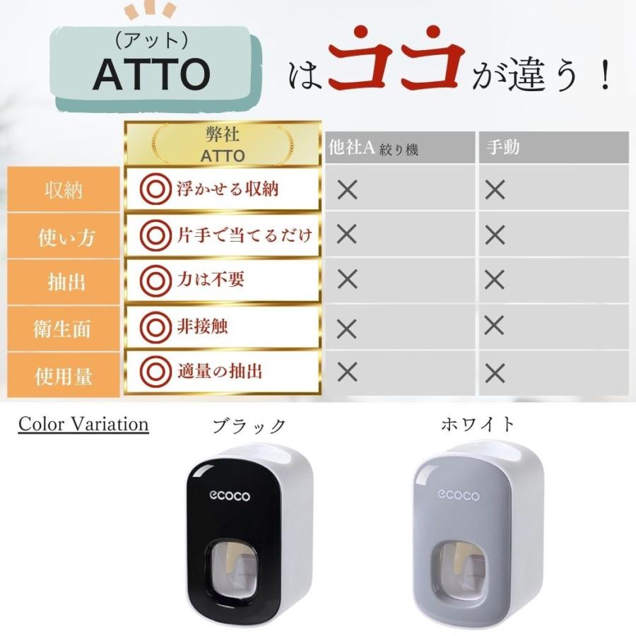 歯磨き粉ディスペンサー 歯磨き粉 ディスペンサー チューブ 絞り