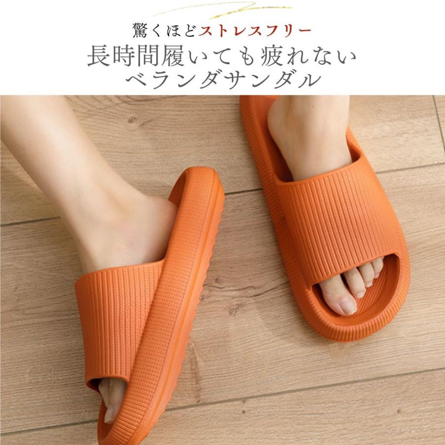 ベランダサンダル シャワーサンダル メンズ レディース おしゃれ スリッパ 外履き 室内 ルームシューズ 軽量 厚底 EVA |  | 09