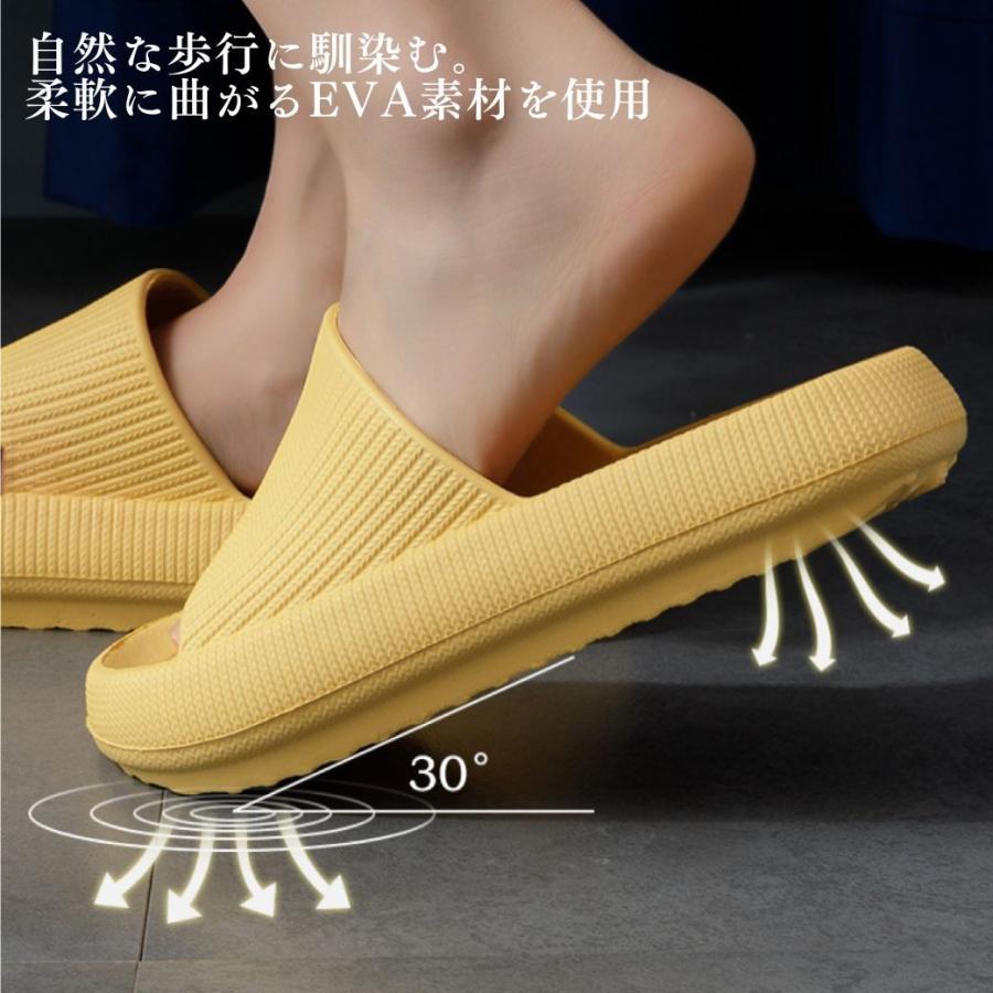 ベランダサンダル シャワーサンダル メンズ レディース おしゃれ スリッパ 外履き 室内 ルームシューズ 軽量 厚底 EVA |  | 12