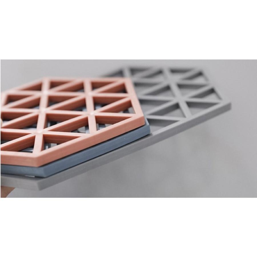 鍋敷き シリコン おしゃれ 北欧 タイル なべしき 幾何学模様 耐熱 防水 インテリア雑貨 |  | 09