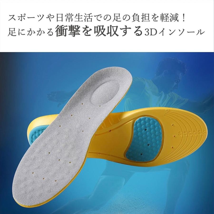 インソール 扁平足 アーチサポート 中敷き 衝撃吸収 疲れない 外反母趾