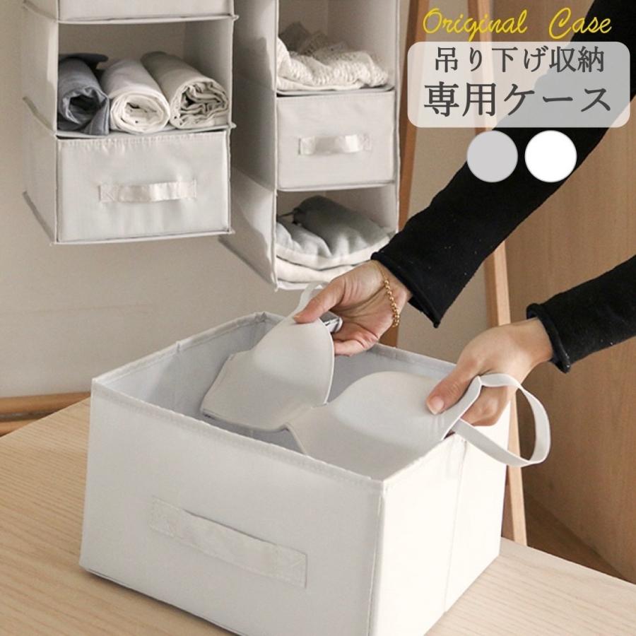 吊り下げ収納専用BOX  引き出し クローゼット スリム 棚 パイプハンガー ラック カバン セーター 下着収納 吊り下げ収納ボックス 押入れ | 
