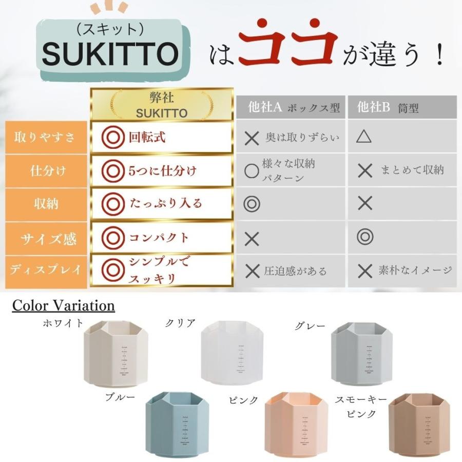 ペン立て 回転 おしゃれ 大容量 収納 おもしろ 小物入れ 卓上収納ボックス 仕切り 北欧 韓国 かわいい 消しゴム 文房具 |  | 16