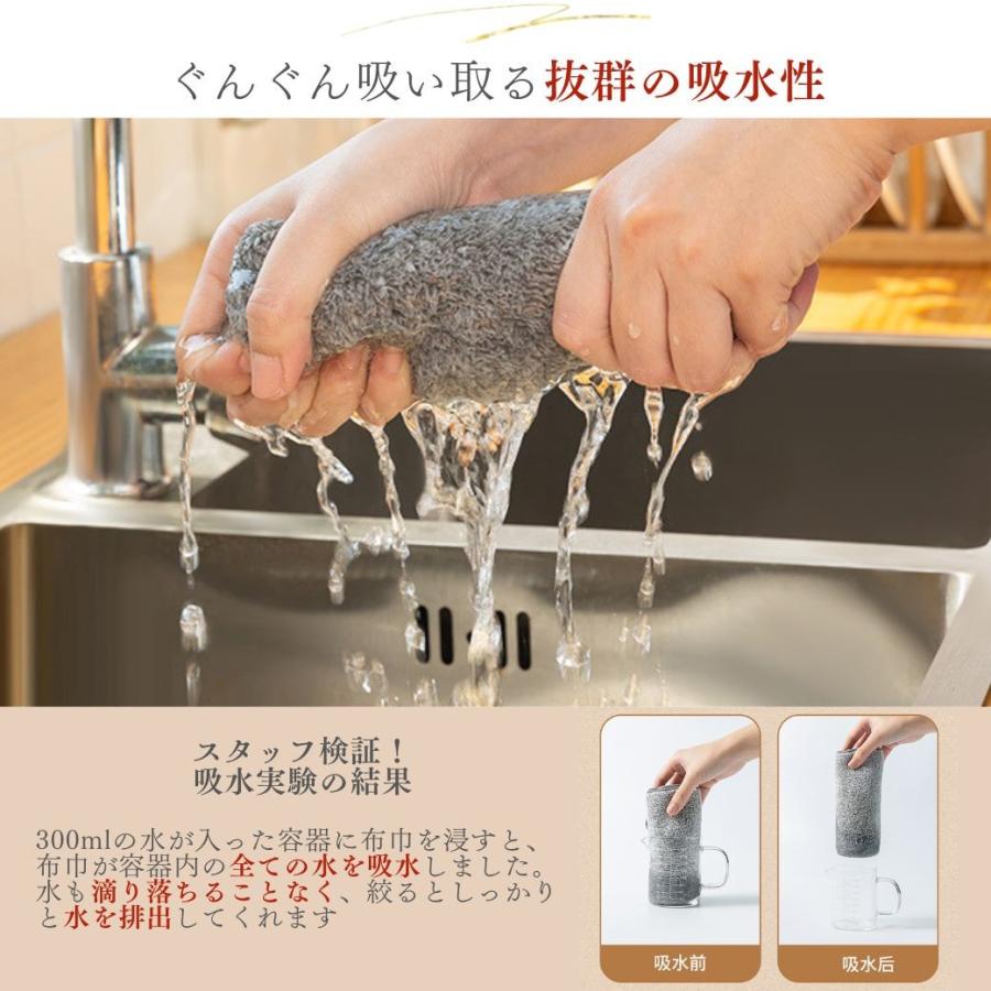 ふきん 油汚れクロス 台ふきん 厚手 キッチンクロス 布巾 吸水 ループ付き 食器 マイクロファイバー ダスター おしゃれ ギフト 3枚セット :  リトルステップ - 通販 - Yahoo!ショッピング