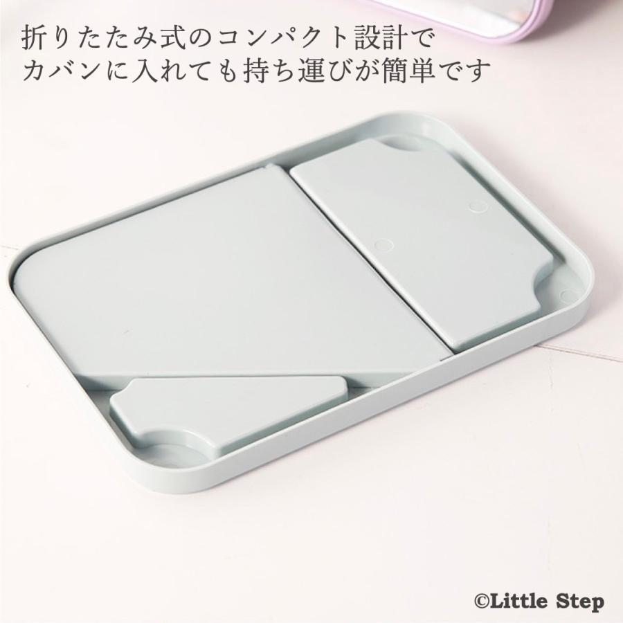 鏡 卓上 卓上ミラー 折りたたみ おしゃれ コンパクトミラー スタンド