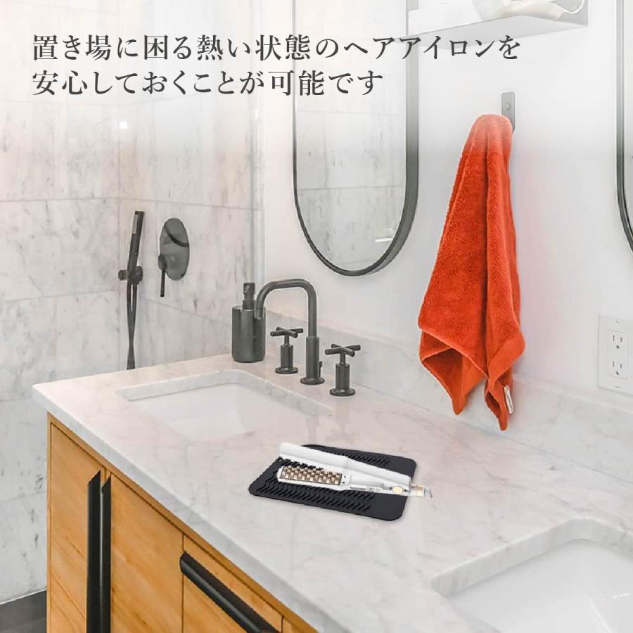 ヘアアイロン 耐熱ケース 収納 ヘアアイロンカバー ヘアアイロンポーチ 置き場所 シリコン 耐熱 200℃ コテ 便利グッズ 旅行 トラベルグッズ 爆買 |  | 11