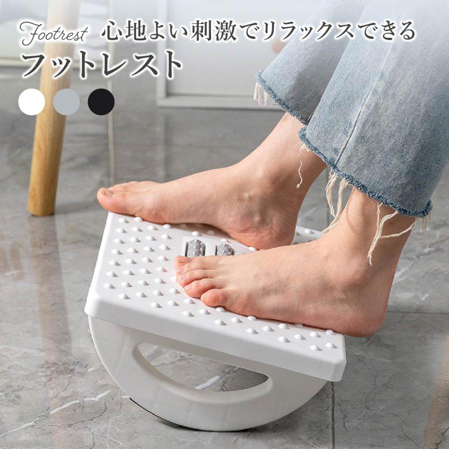 フットレスト デスク オフィスチェア 足置き デスク下 オフィス 滑り止め 足置き台 デスクワーク 姿勢改善 疲れ軽減 | 