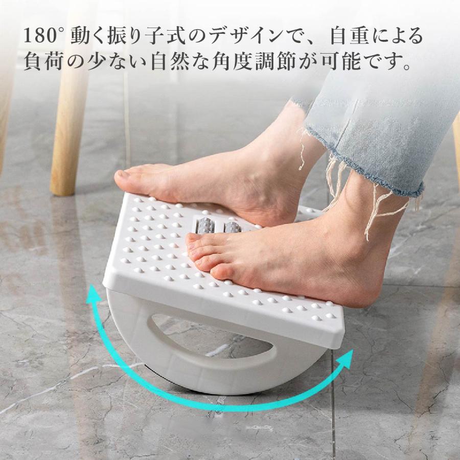 フットレスト デスク オフィスチェア 足置き デスク下 オフィス 滑り止め 足置き台 デスクワーク 姿勢改善 疲れ軽減 |  | 06