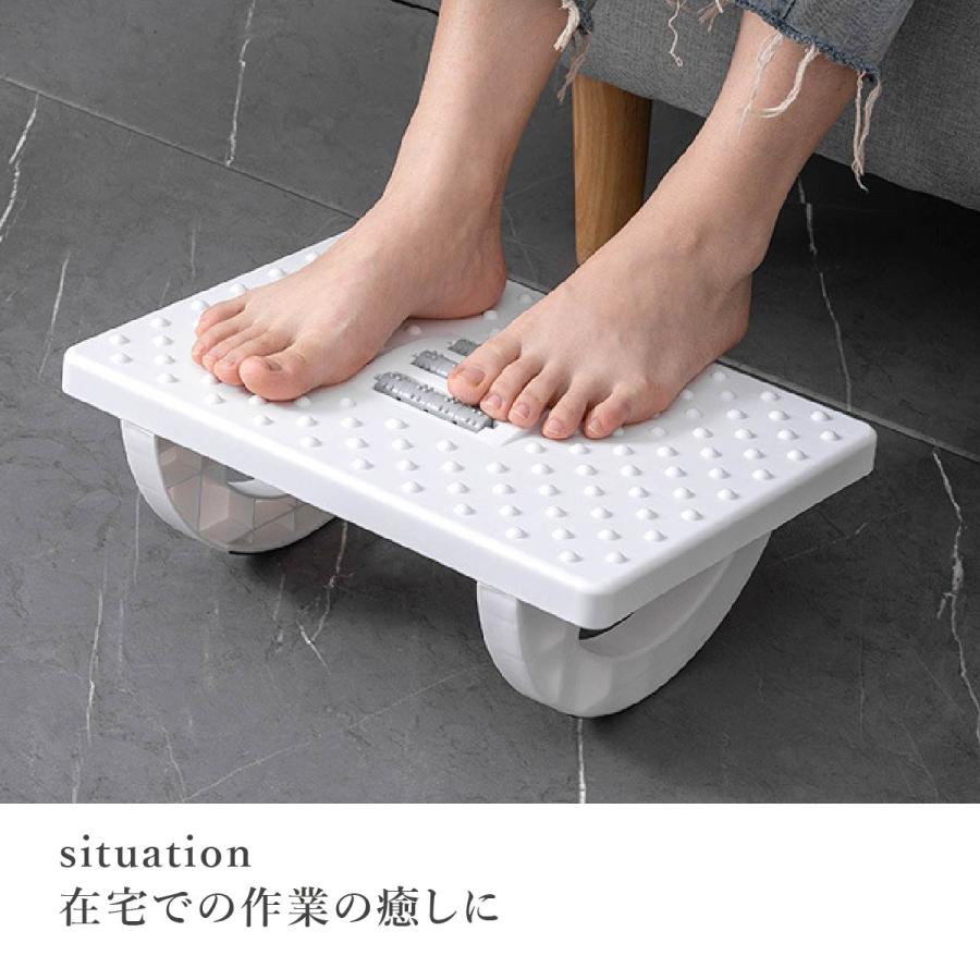 フットレスト デスク オフィスチェア 足置き デスク下 オフィス 滑り止め 足置き台 デスクワーク 姿勢改善 疲れ軽減 |  | 08