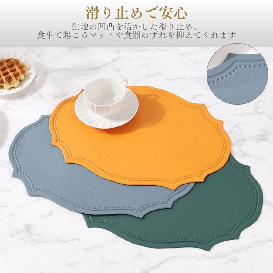 楽天市場】ランチョンマット 丸（カラーネイビー）の通販 ふわふわまる