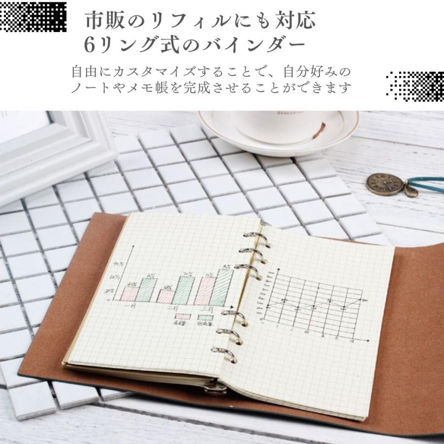 システム手帳 バイブルサイズ スリム 6穴 リフィル 付き システム手帳 バイブルサイズ スリム 6穴 リフィル 付き