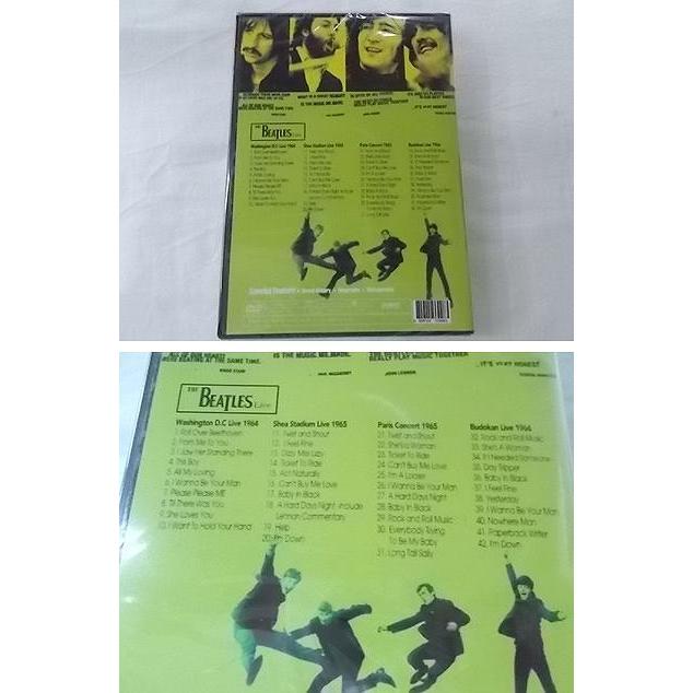 48 輸入DVD ザビートルズ LIVE 1964ワシントンD.C. 1965シェアスタジアム 1965パリ 1966武道館 ★190714｜littletough｜02