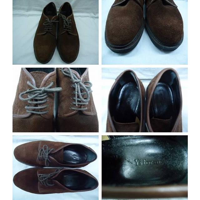 ワイズフォーメン Y's for men スエードカジュアルシューズ ブラウン系