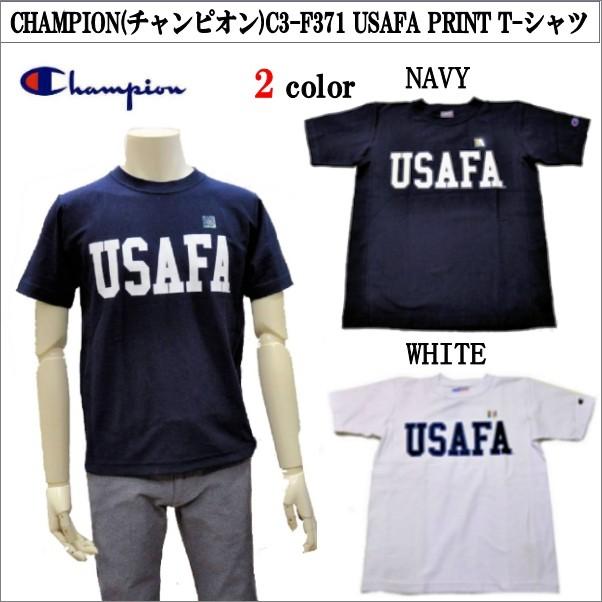 CHAMPION(チャンピオン)REVERSE WEAVE C3-F371 USAFA PRINT T-シャツ｜littletreasure