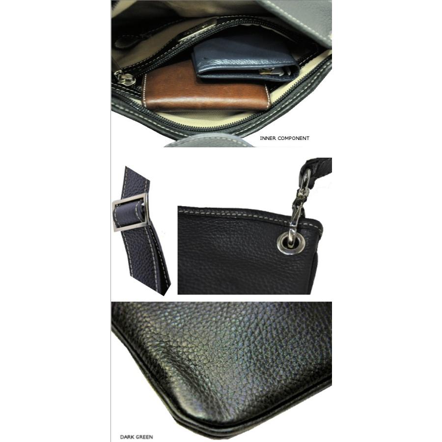 DELL'GA(デルガ)LEATHER SHOULDER BAG MADE IN ITALY｜littletreasure｜05