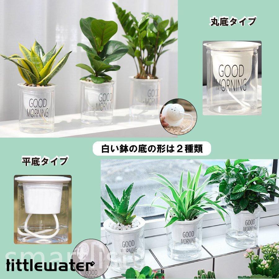 3個セット 自動給水 プランター おしゃれ 家庭菜園 水やり｜littlewater｜05