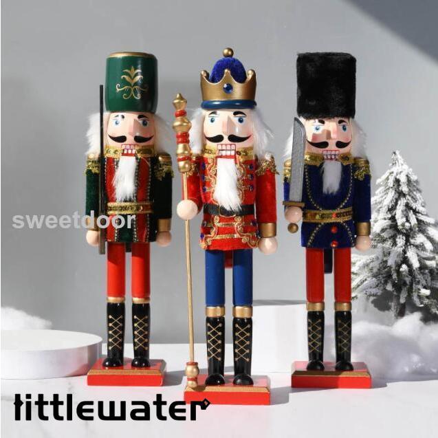 木工品 くるみ割り人形く ドイツ 兵士 国王人形 38cm 人形 工芸品 洋風