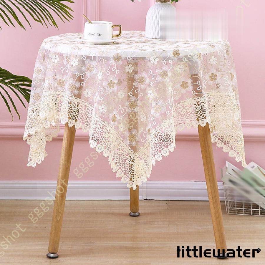 おしゃれなレース編み テーブルクロス アンティーク調 テーブル