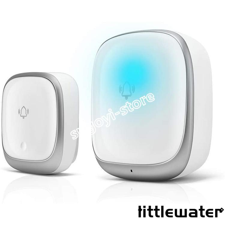 7色LED 防水防塵 ワイヤレスチャイム 玄関 音と光 自動発電 7色LED 防水防塵 ワイヤレスチャイム 玄関 音と光 自動発電