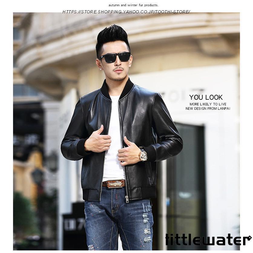 ののん様 メンズ革ジャン 本革 秋冬 レザージャケット ライダース