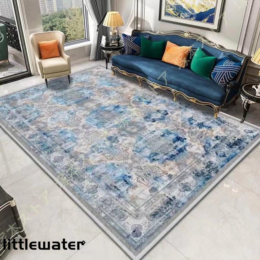 ラグ 洗える オールシーズン 2畳用 北欧 防ダニ 滑り止め付 ホット