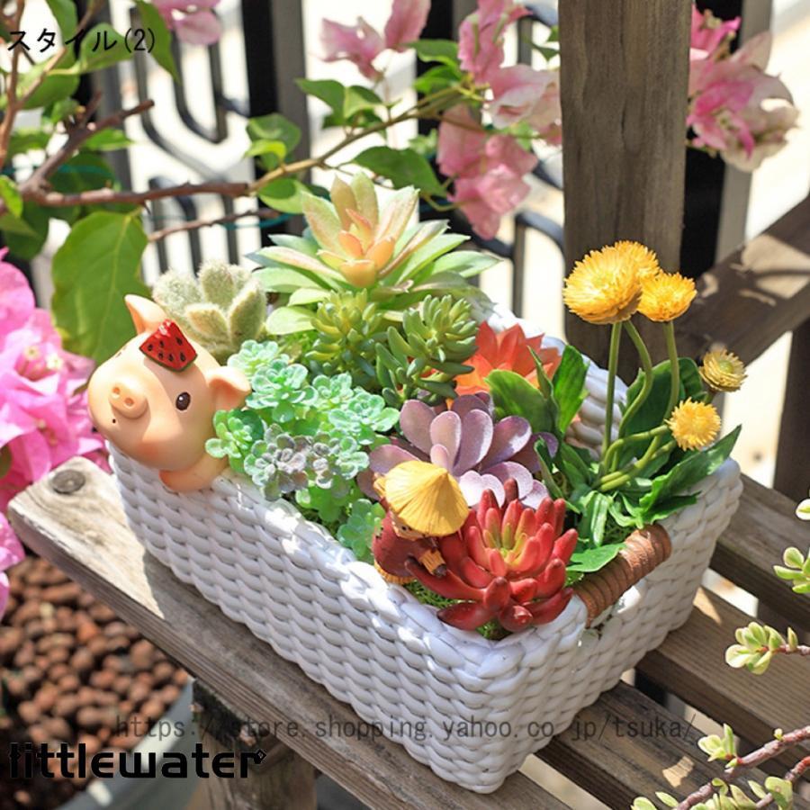 プランター 植木鉢 動物型 多肉植物 鉢 かわいい 観葉植物 樹脂
