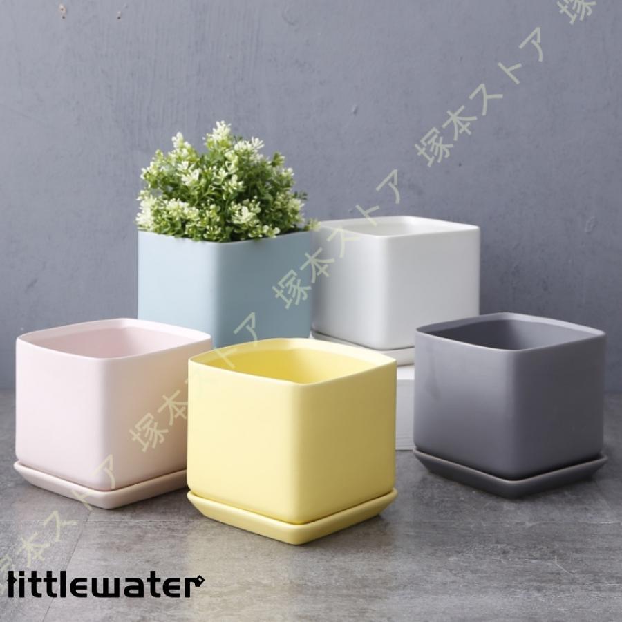 多肉植物鉢 プランター セラミック製 植木鉢 排水穴と多肉植物用 通気