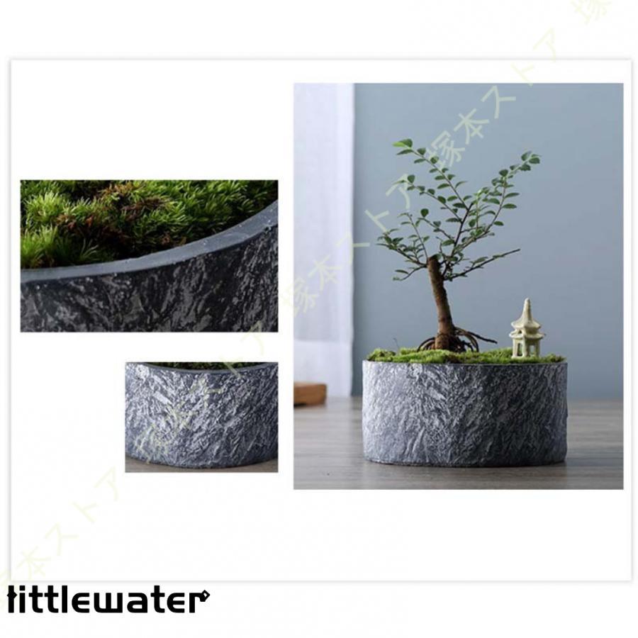 プランター 植木鉢 鉢 ポット セメント製 底に水抜き穴あり 鉢